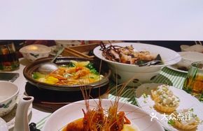 Orchid-Flower Carved Shrimp