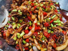 铁板鱿鱼须-昱龙大盆牛蛙馆(三兴街总店)