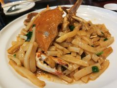 梭子蟹炒年糕-健眺小海鲜(临海后山店)