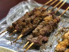 -老红桥炸灌肠牛肚锅烧烤(定福庄店)