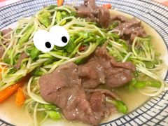 葵花苗炒牛肉-龙桥私厨·姜花菊花过桥鱼·顺德菜(容桂店)