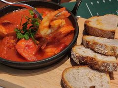 西班牙酸汤黑虎虾-沛家·西餐Brunch·直火料理