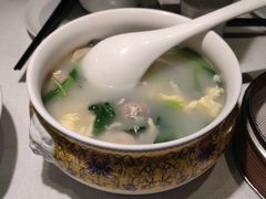 蘑菇豆瓣毛圆汤-半勺·新徽菜(银泰城店)