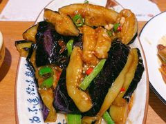 茄子豇豆-大融厨·鸡毛店·川菜(果壳里东安湖店)