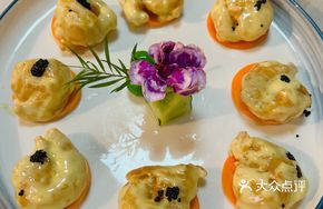 Caviar Mustard Shrimp Balls