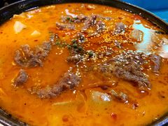 自制不老牛肉汤锅-付掌柜在成都·热炒砂锅集(金禾店)
