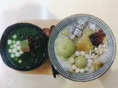 抹茶白玉赤豆碗-半饱日式甜品(ifs国际金融店)