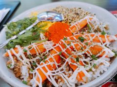 火炙蟹柳拌饭-仙隐小鹿中华料理(南宁万象城店)