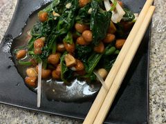 陈醋菠菜花生米-福福泥炉烤肉(三台子店)