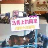 [礼花]娃在马背上的周末时光！[亲亲]