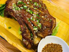草原绿色烤羊排-可汗大营·涮火锅烤全羊烧烤家常菜(武汉分店)