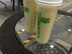 商场1楼，阿姨奶茶卖的香料热饮！很浓郁！-首创奥特莱斯(昆山店)