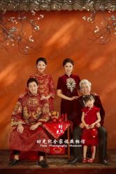 -时光纪亲子全家福照相馆(静安店母女写真父母纪念照)