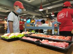 自助取餐区-幸运牛汕头小黄牛牛肉火锅(梅林店)