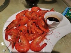 白灼虾-琼菜坊·无鸡不成宴·海南菜老爸茶糟粕醋(海口骑楼老街店)