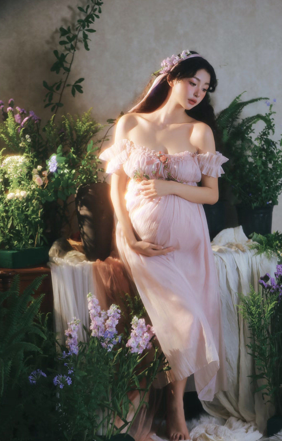 法式复古孕妇写真最美孕照