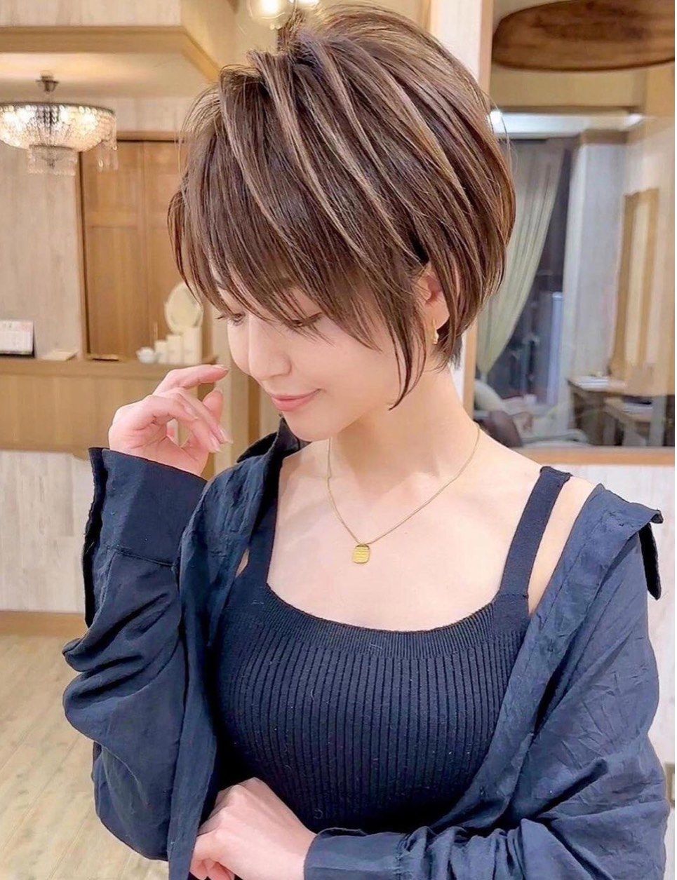 看韩女短发潮流