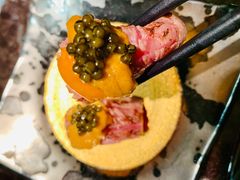 和牛海胆鱼子酱寿司-Ginza Onodera铁板烧(外滩十八号店)