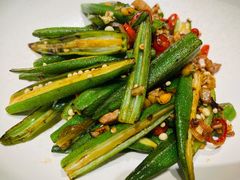 小炒秋葵-小大董·烤鸭(凤凰汇店)