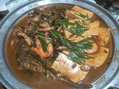 -东来菜馆•手抓海鲜家常菜•海鲜锅贴(鸽子窝店)