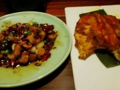 鲜椒爆鳗鱼-绿茶餐厅(华联万柳店)