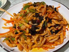 鱼香肉丝-华盛园卷子王农家菜水库鱼