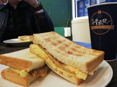 肉蛋芝士三明治-就爱丰盛号(士林店)