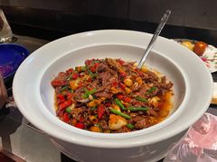 18秒茶油生炒贵州黄牛肉-隐厨·中国菜馆(三里屯T+MALL店)