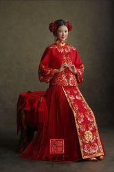点击看大图 -藤薰定制中式嫁衣礼服旗袍店