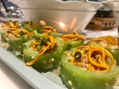 蒜泥虫草蒸丝瓜-花锅速食(日月广场店)