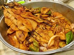 -尕有炕锅烤羊肉