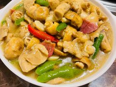 火腿烩青头菌-易门野生菌府·菌海森林(月牙潭公园店)