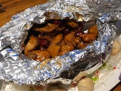 栗子烧鸡配鹌鹑蛋-陆壹捌餐厅(五大道店)