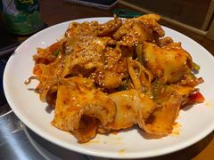 凉拌海螺片-红辣椒八爪鱼特色韩国料理