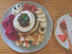 百香果松饼-春风十里咖啡馆