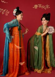 -后宫·古装汉服京剧儿童亲子全家福摄影