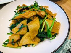 韭菜炒饸饹-怀来印象