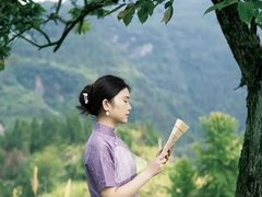 -暮晚尘香汉服旗袍