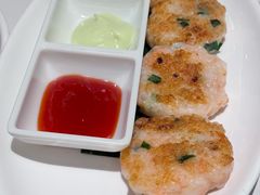 香煎虾饼-双合园·海鲜水饺青岛菜(万佳广场店)