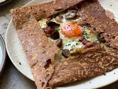 鸡蛋蘑菇熏肉荞麦可丽饼-RAC BAR(安福路店)