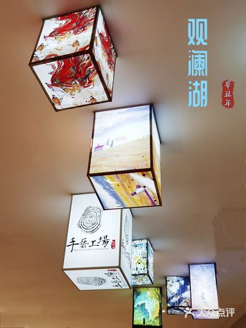 喜欢这些灯具,上面的图案都是设计师原创设计