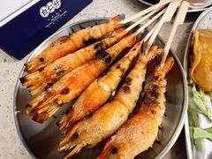 盐烤罗氏虾-白仁仔· 活烤海鲜 宵夜(豫园店)