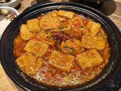 蒜香火腿包浆豆腐-云海肴·汽锅鸡·云南代表菜(浦江欢乐颂店)