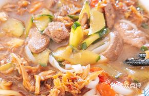 Cucumber Liver Noodles