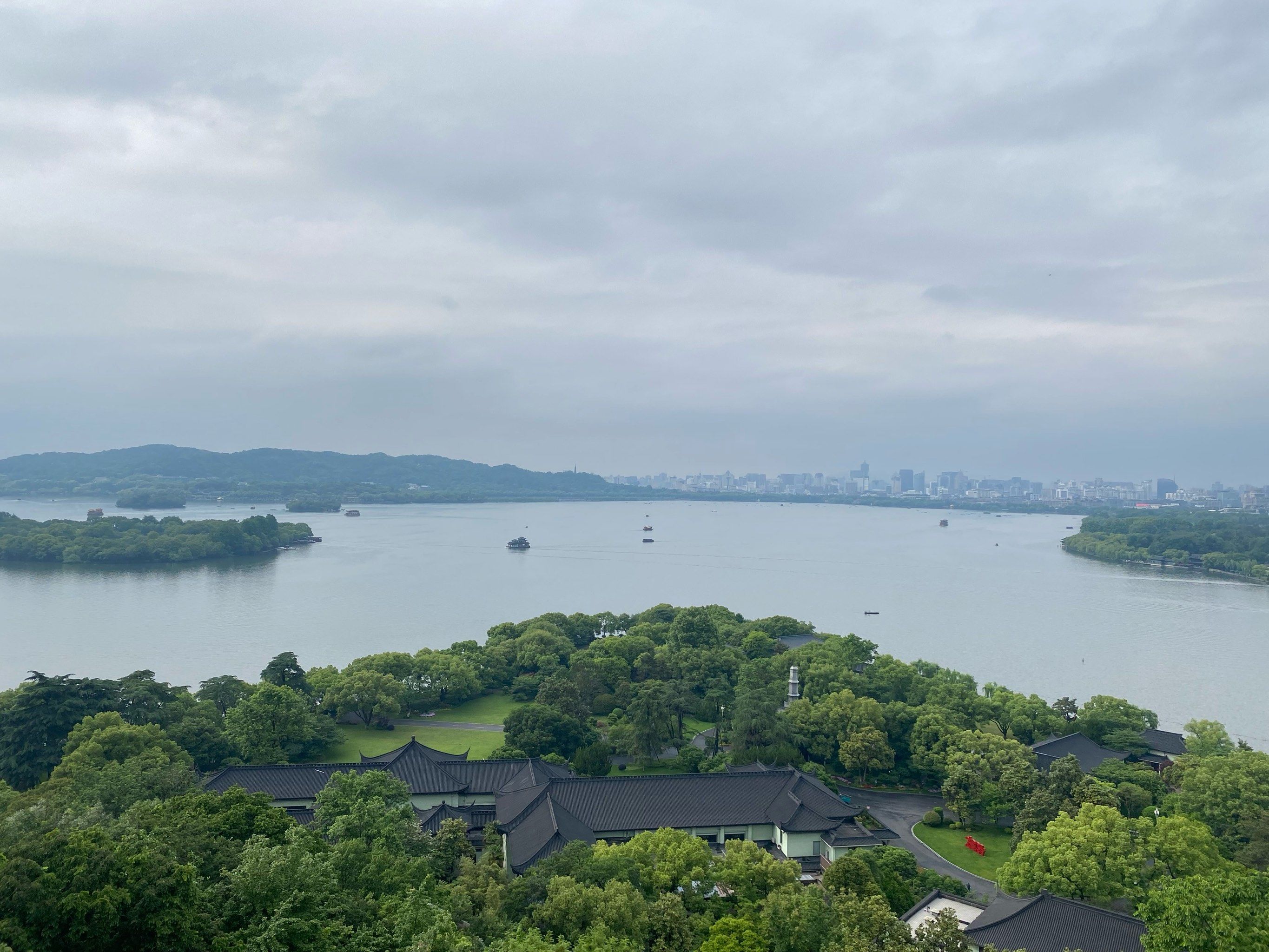 俯瞰西湖