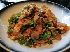 青椒口蘑炒土鸡蛋-凤凰湘语·湘粤鲜融(浦东旗舰店)