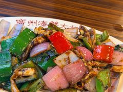 青红椒炒蛏子-等我餸上门海鲜大排档(天河南店)