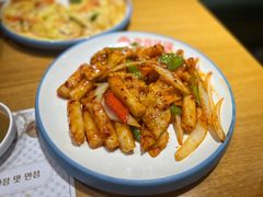 年糕炒鱼饼-韩香福脊骨汤锅(上杭路店)