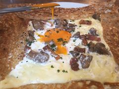 鸡蛋蘑菇熏肉荞麦可丽饼-RAC BAR(安福路店)