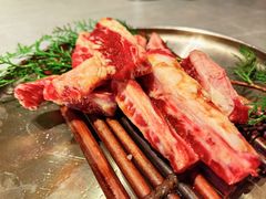 肋条肉-草家酱蟹炭火烤肉店(珲春南路一店)